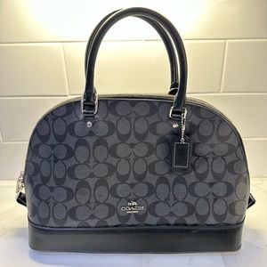 Black coach purse